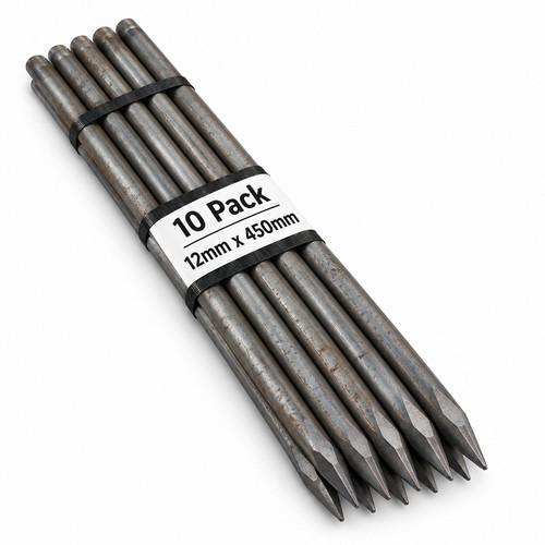 12mm 450mm acciaio - 12mm,