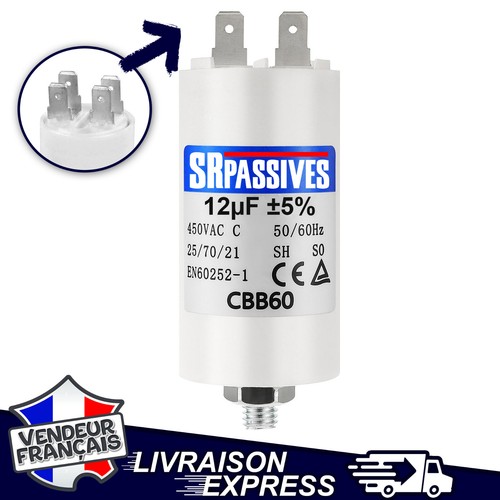 Condensateur moteur cosse - condensateur,