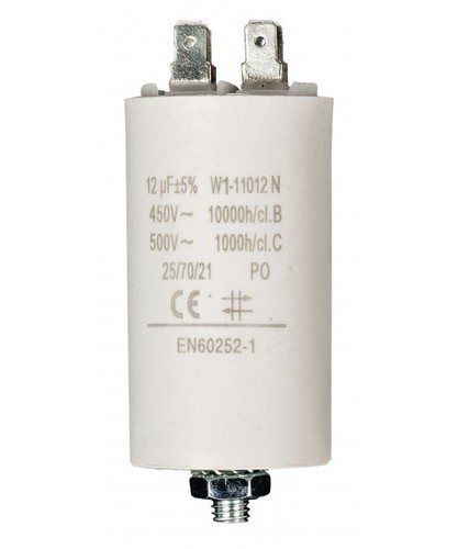 Condensatore 12mf 450v grd - 12mf, +grd